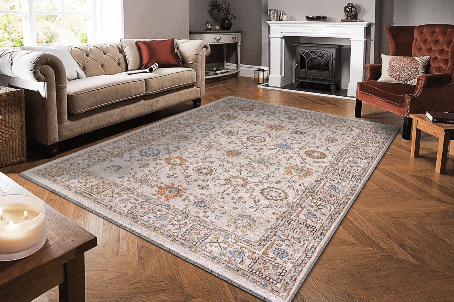 Juno 6888-199 Ivory/Multi Area Rug