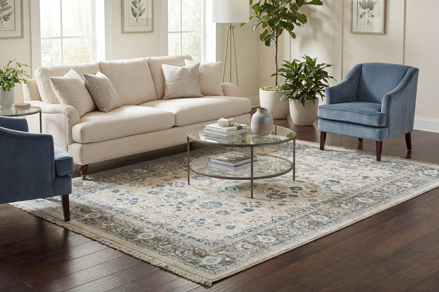 Adorn 110-6881 Beige Area Rug