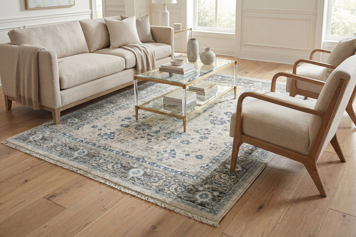 Adorn 110-6881 Beige Area Rug