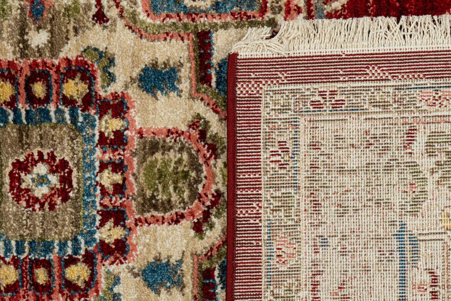 Adorn 130-6882 Ivory/Red Area Rug
