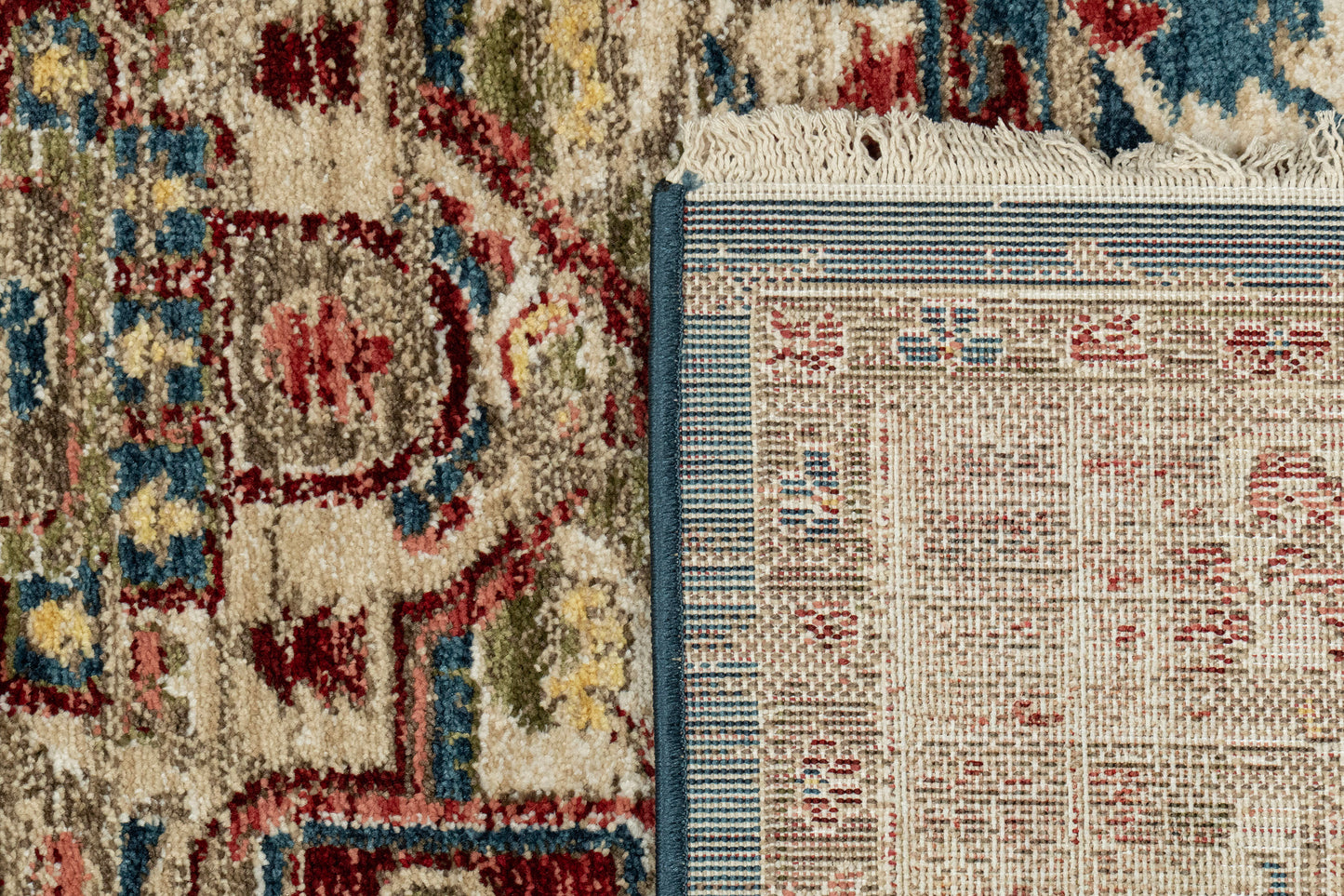 Adorn 530-6882 Navy/Red Area Rug