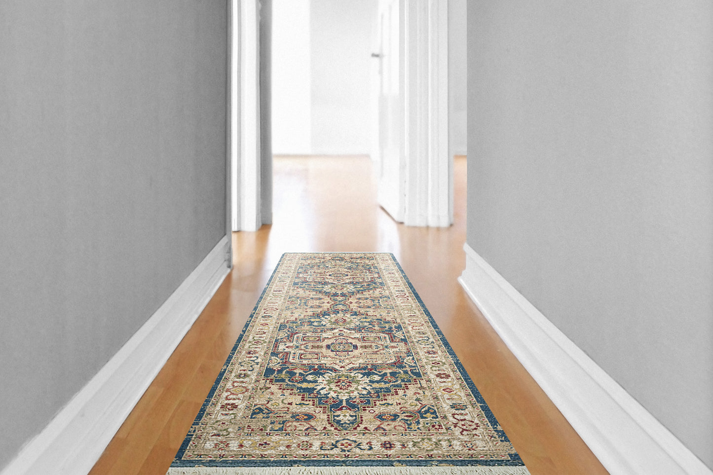 Adorn 530-6882 Navy/Red Area Rug
