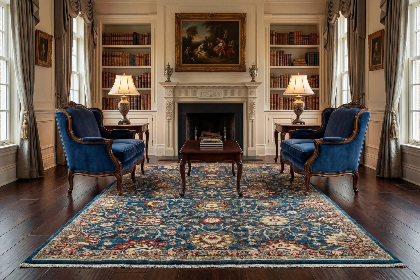Adorn 505-6883 Navy Area Rug