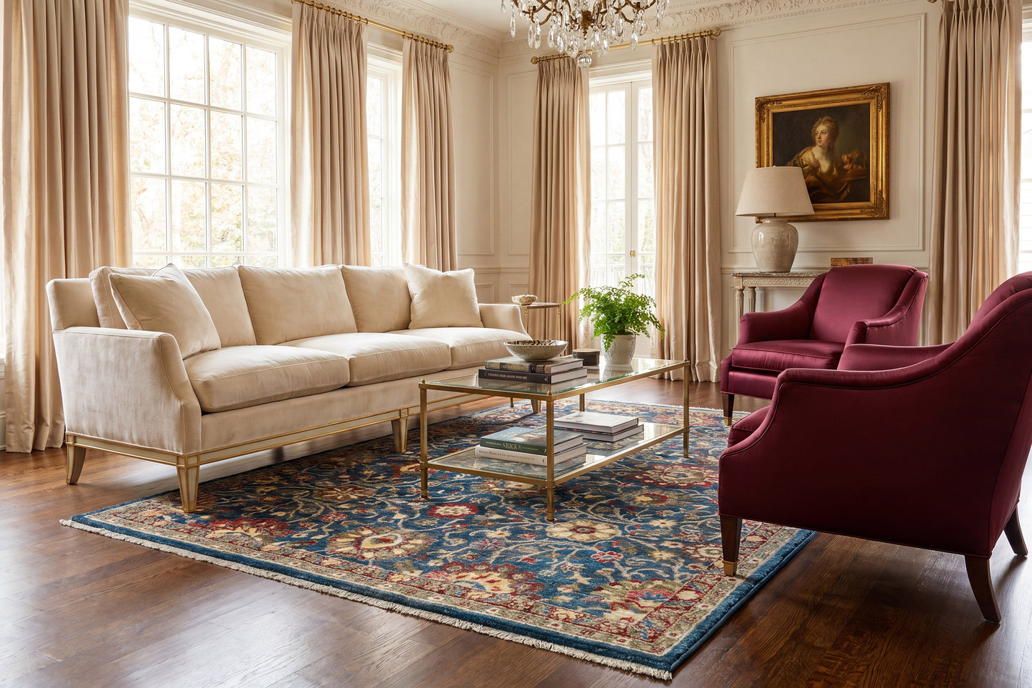 Adorn 505-6883 Navy Area Rug