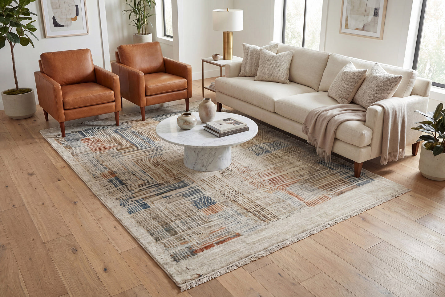Adorn 899-6889 Beige/Multi Area Rug