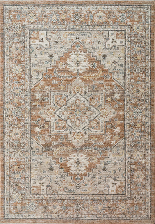 Kashmir 18862-689 Rust/Beige/Multi Area Rug