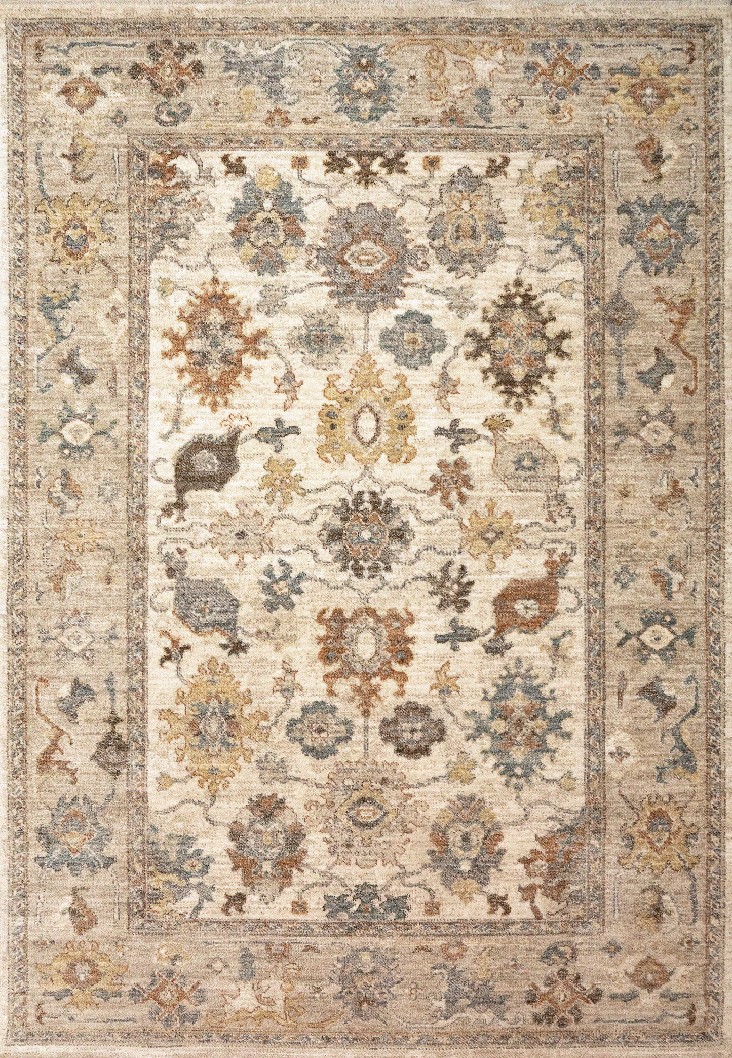 Kashmir 18869-199 Cream/Multi Area Rug