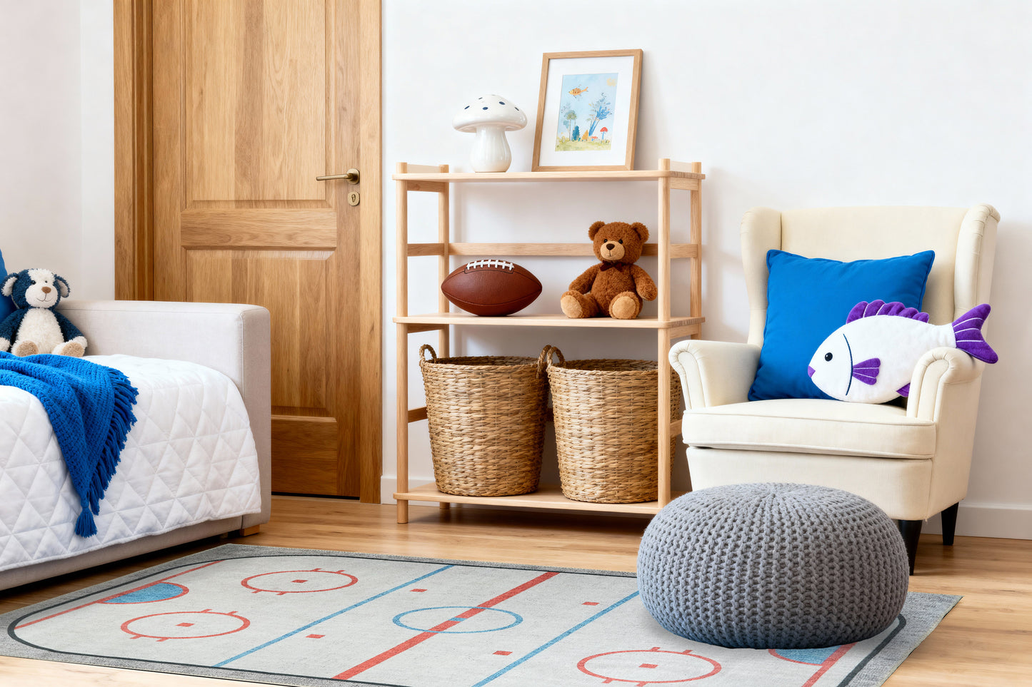 Kidz 8080-199 Ivory/Multi Area Rug