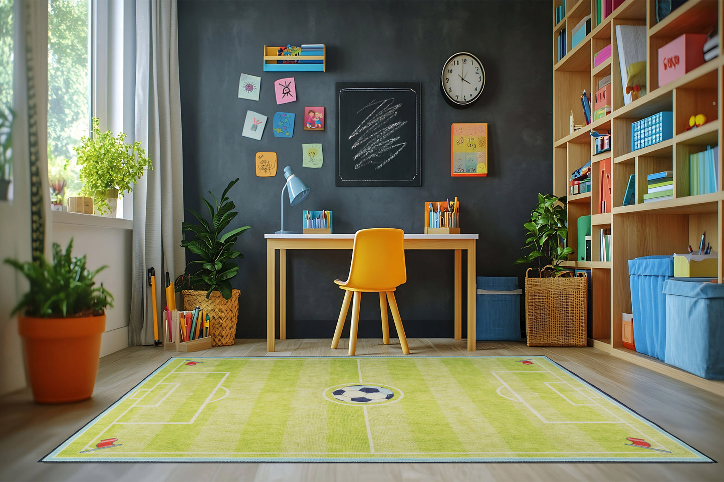 Kidz 8082-400 Green Area Rug