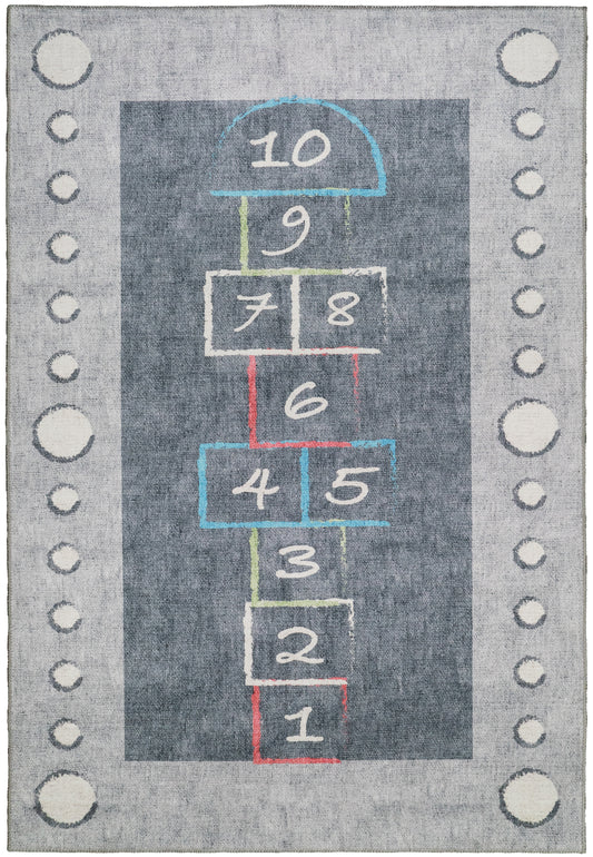 Kidz 8083-909 Grey/Multi Area Rug
