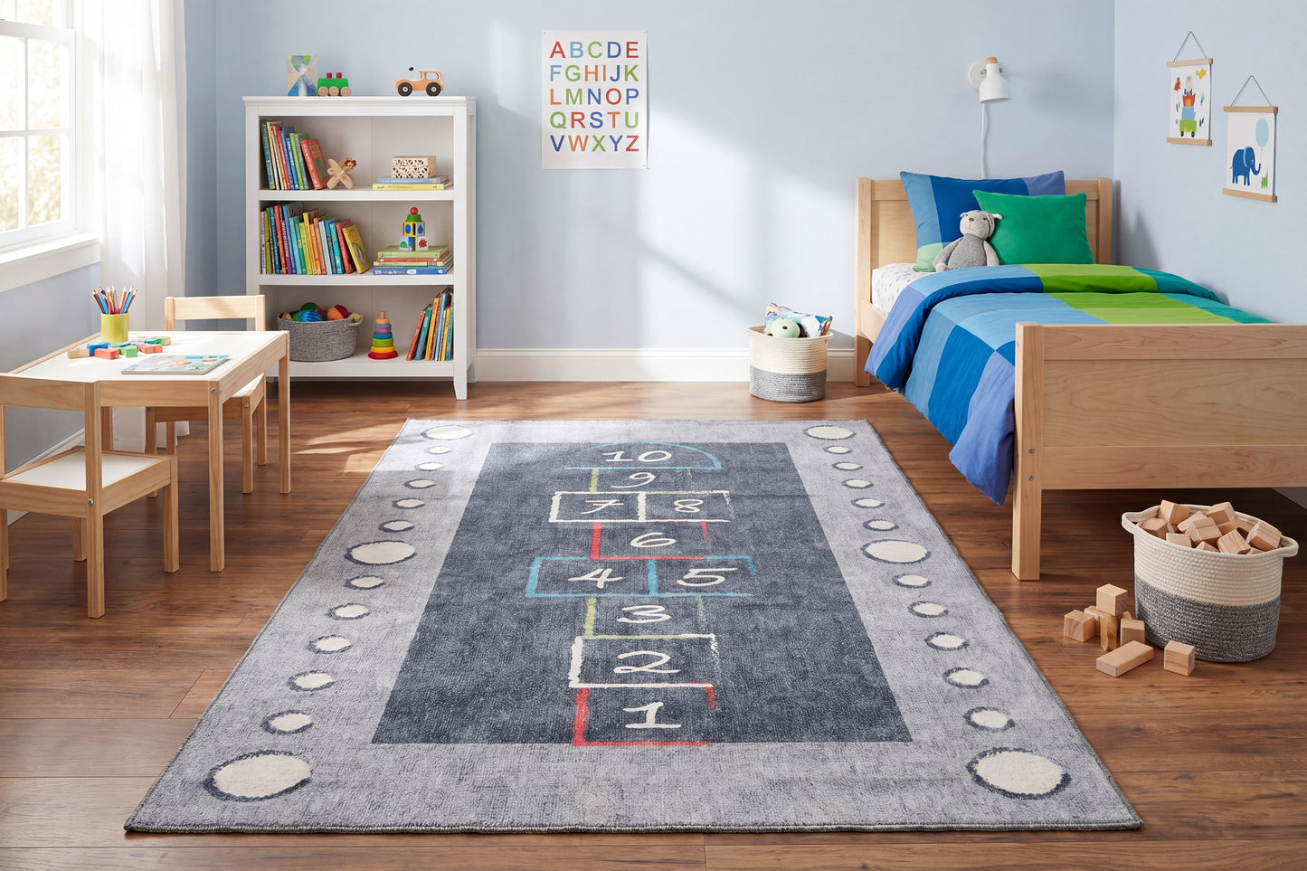 Kidz 8083-909 Grey/Multi Area Rug