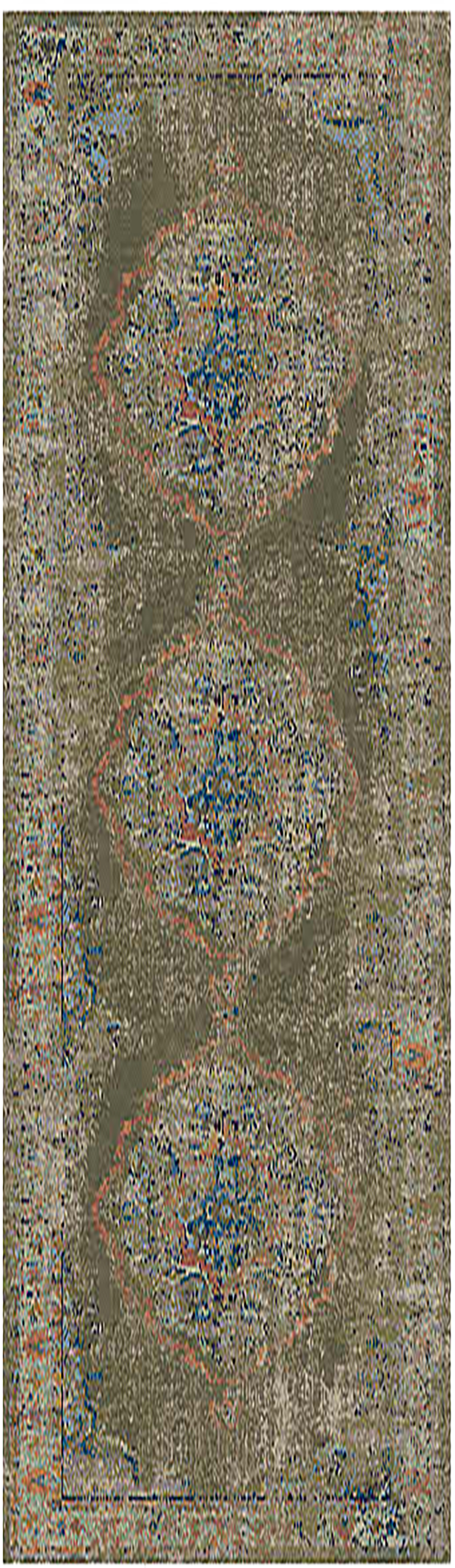Kyra 13700-899 Beige/Multi Area Rug