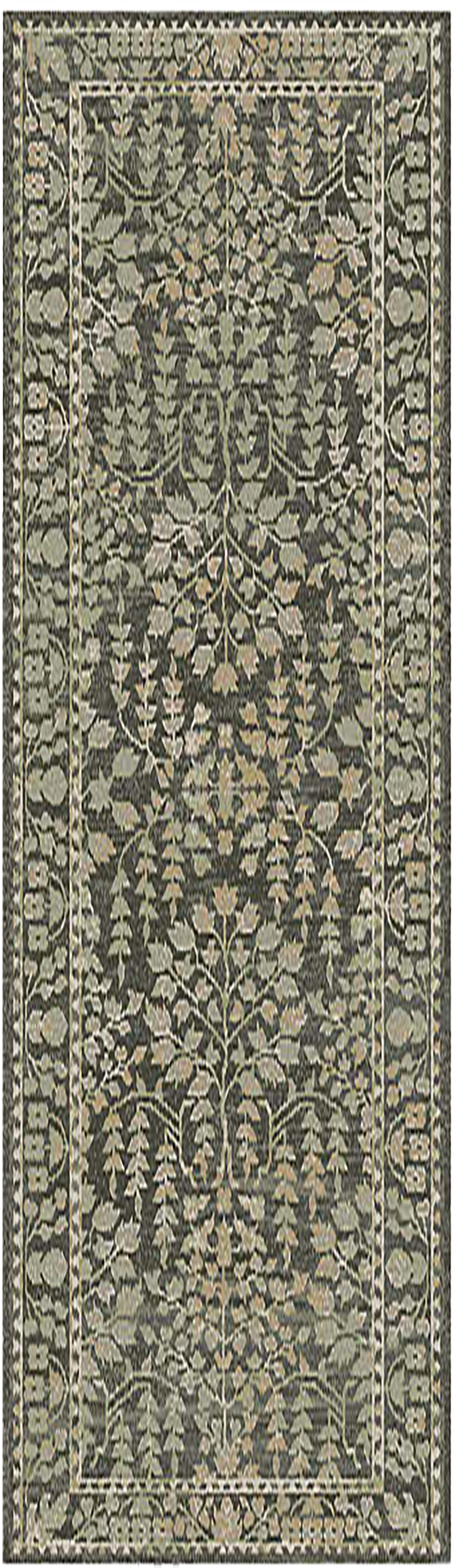 Kyra 13705-990 Grey/Dark Grey Area Rug