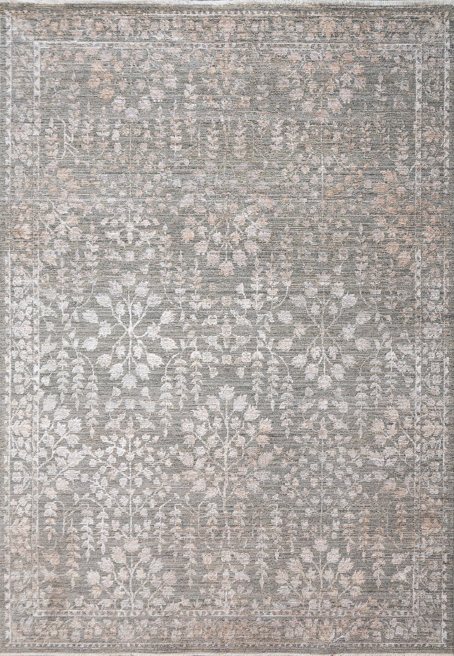 Kyra 13705-990 Grey/Dark Grey Area Rug