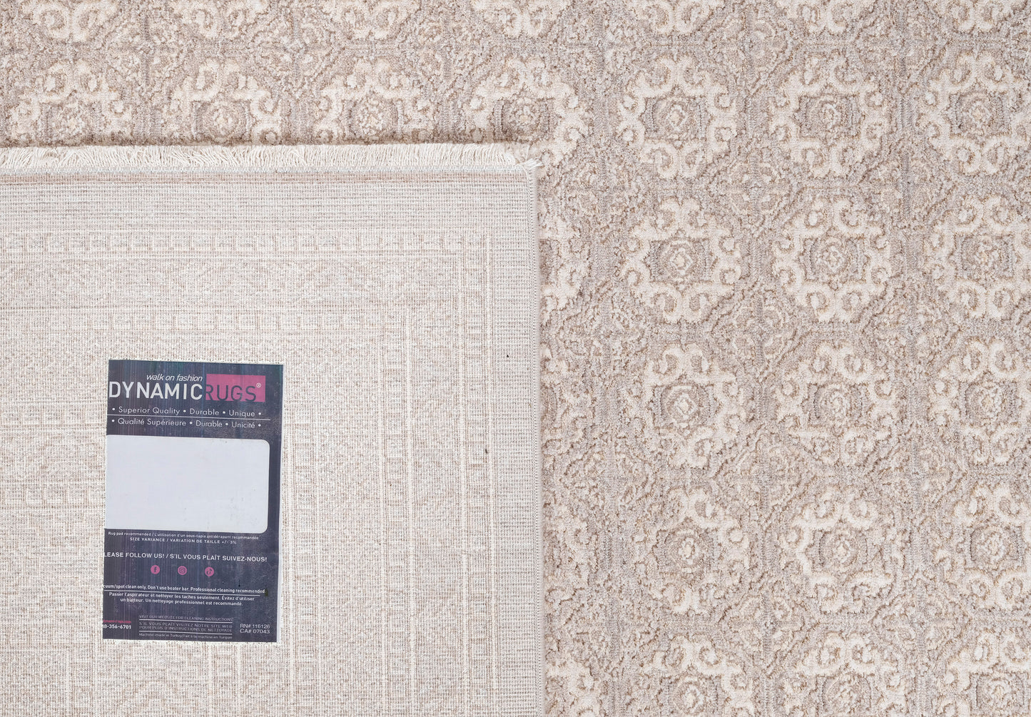 Lara 14627-800 Taupe Area Rug