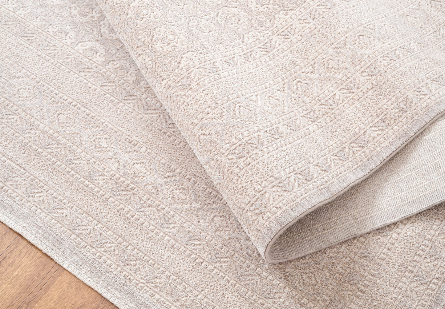 Lara 14627-800 Taupe Area Rug