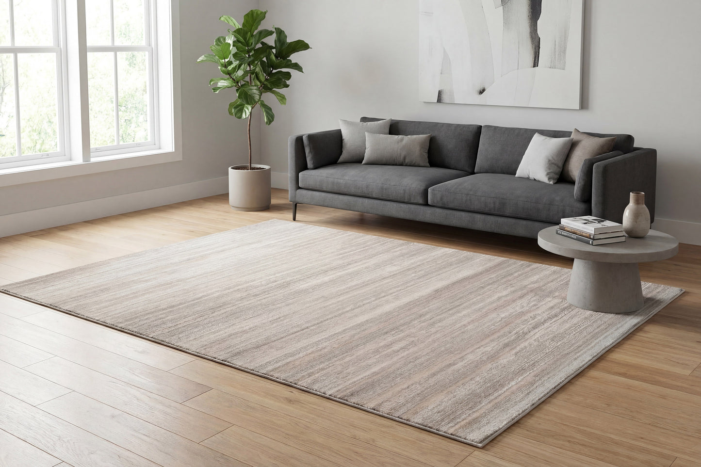 Lazer 12674-190 Light Grey Area Rug
