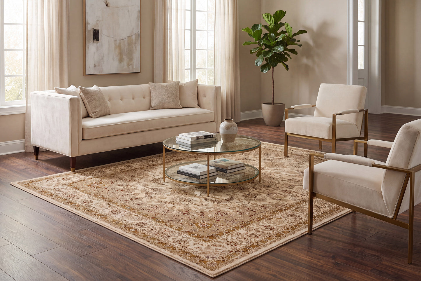 Legacy 58000-100 Ivory Area Rug
