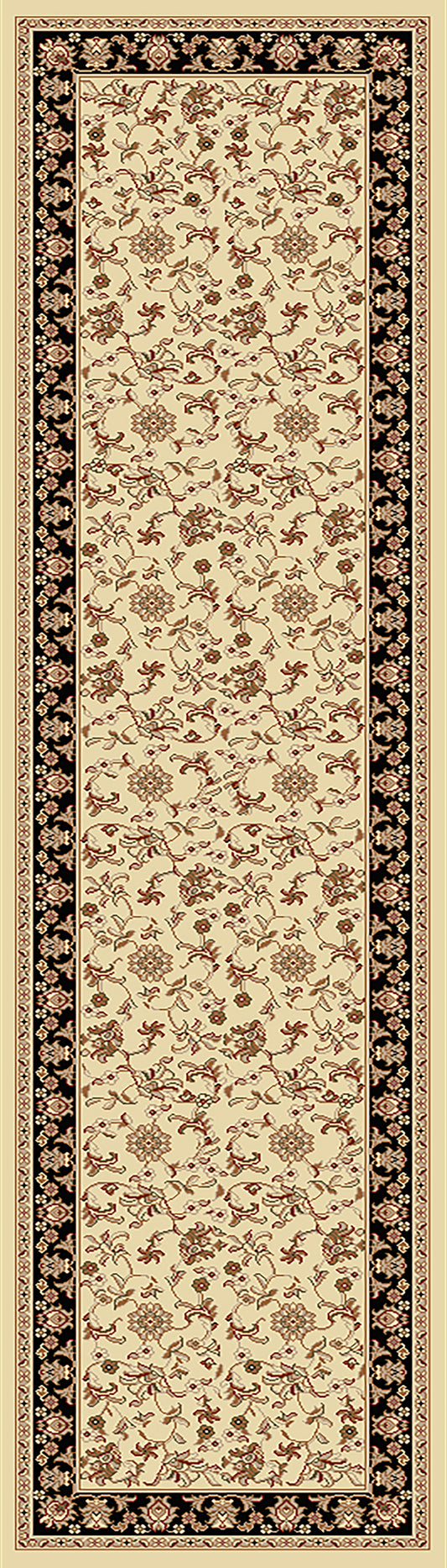 Legacy 58017-190 Ivory/Black Area Rug
