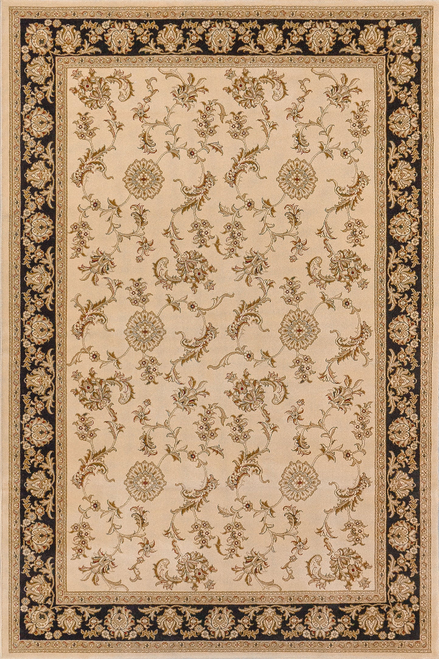 Legacy 58017-190 Ivory/Black Area Rug
