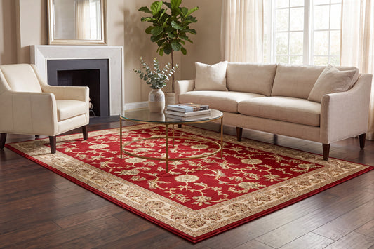 Legacy 58017-330 Red/Ivory Area Rug