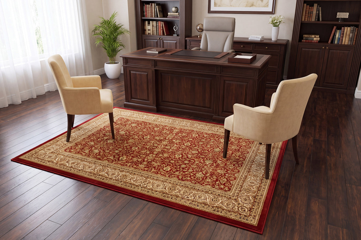Legacy 58004-300 Red Area Rug