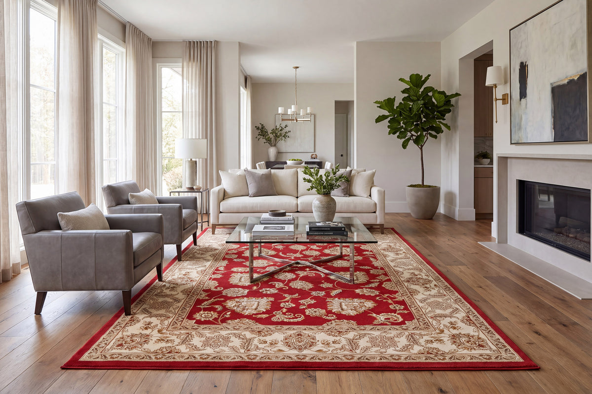 Legacy 58020-330 Red Area Rug