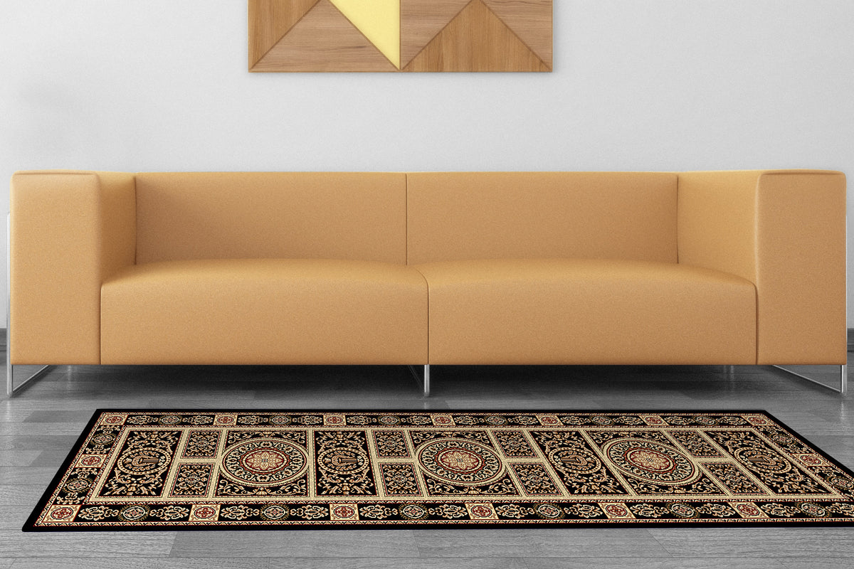 Legacy 58021-090 Black Area Rug