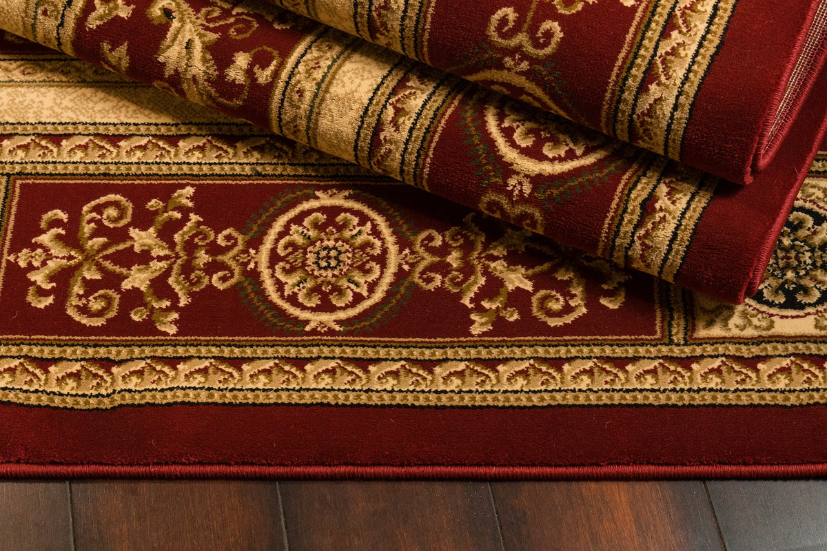 Legacy 58021-330 Red Area Rug