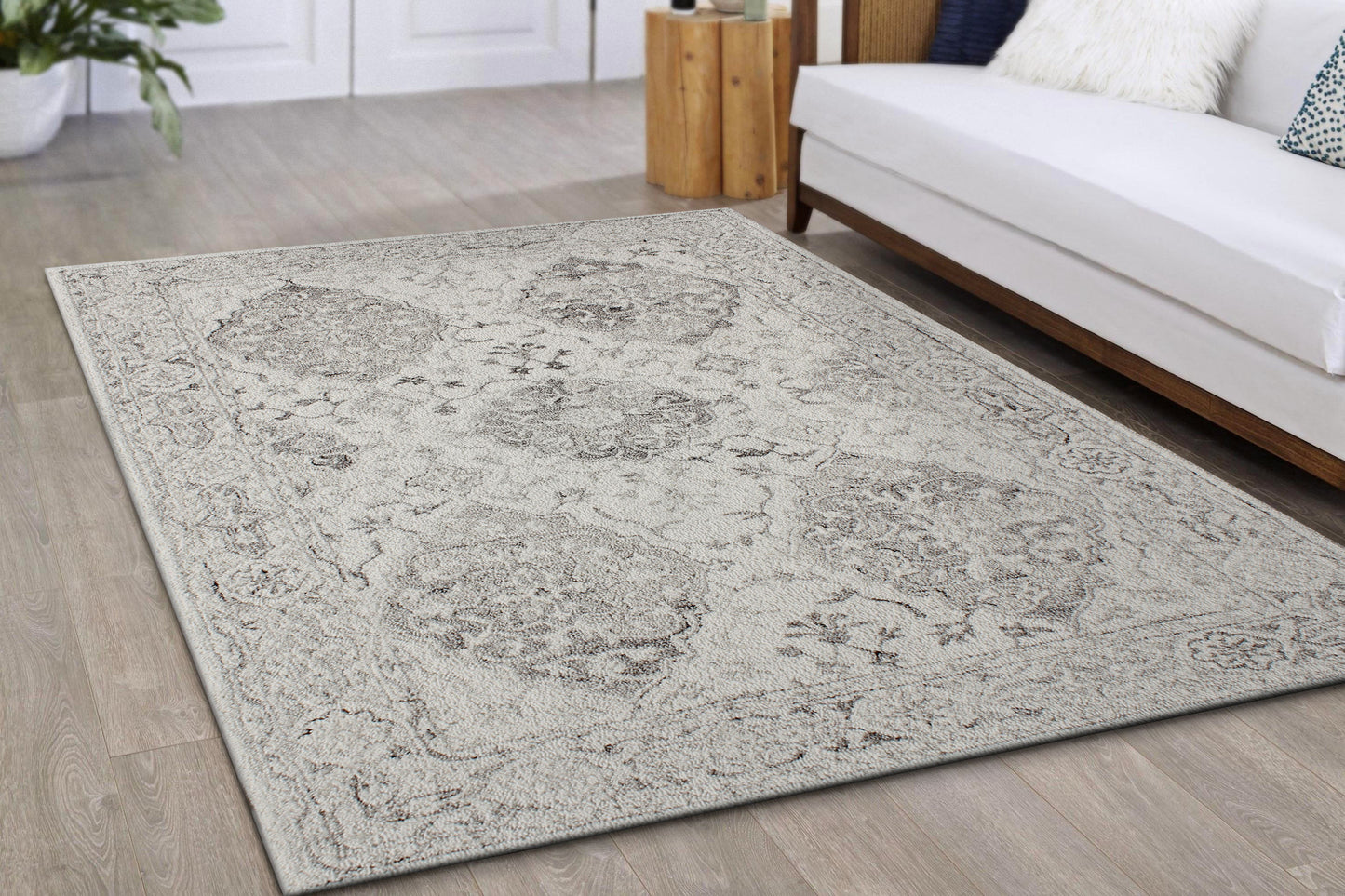 Legend 7487-110 Ivory/Natural Area Rug