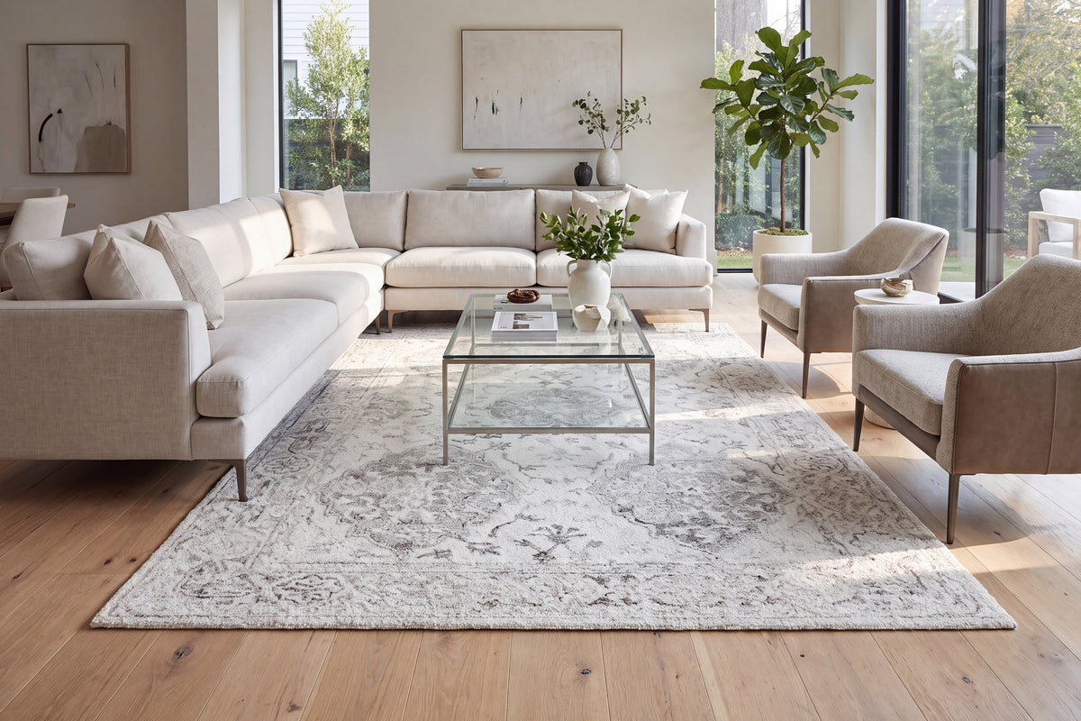 Legend 7487-110 Ivory/Natural Area Rug