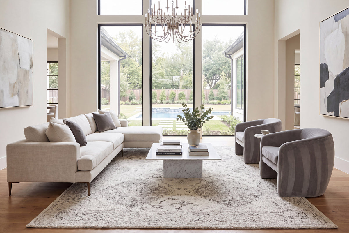 Legend 7487-110 Ivory/Natural Area Rug