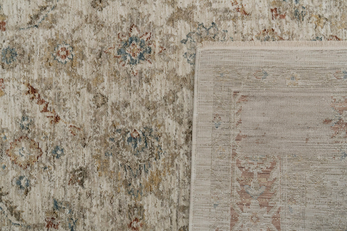 Luminous 17601-183 Cream/Beige/Red Area Rug
