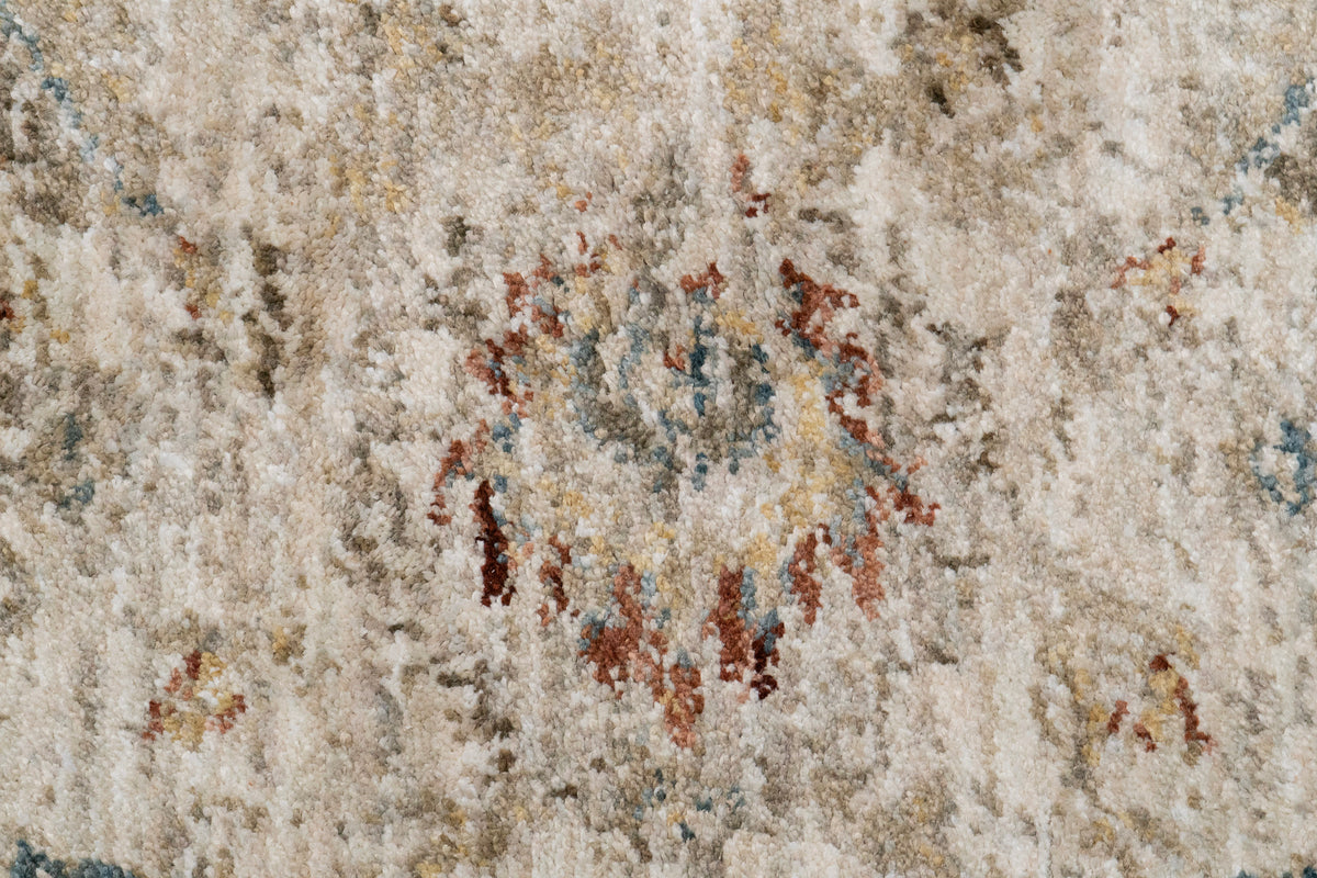 Luminous 17601-183 Cream/Beige/Red Area Rug