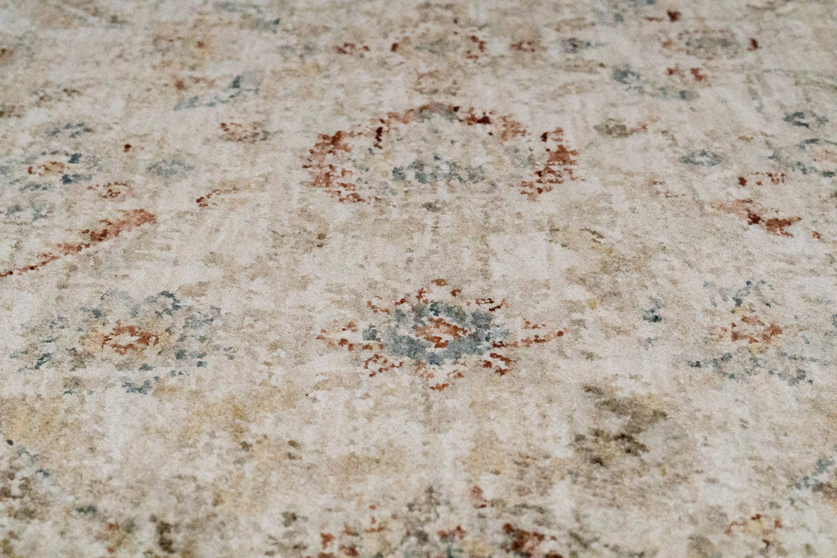 Luminous 17601-183 Cream/Beige/Red Area Rug