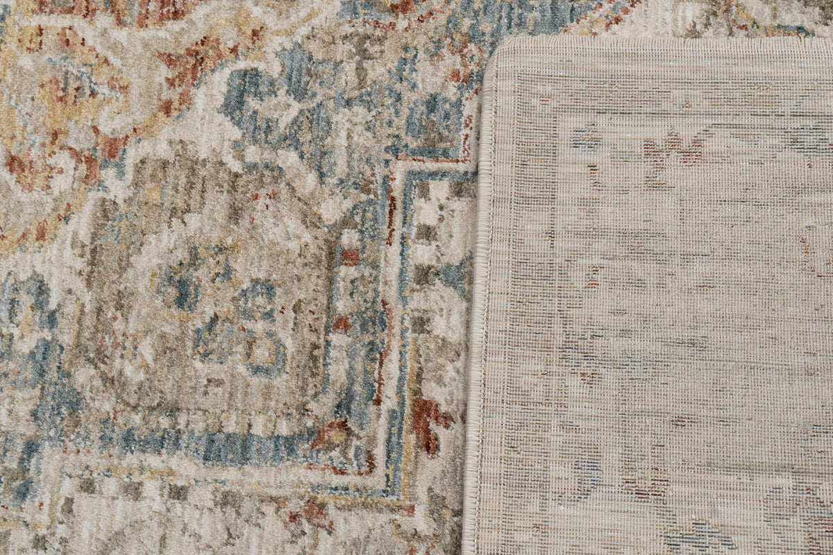 Luminous 17606-185 Cream/Beige/Navy Area Rug
