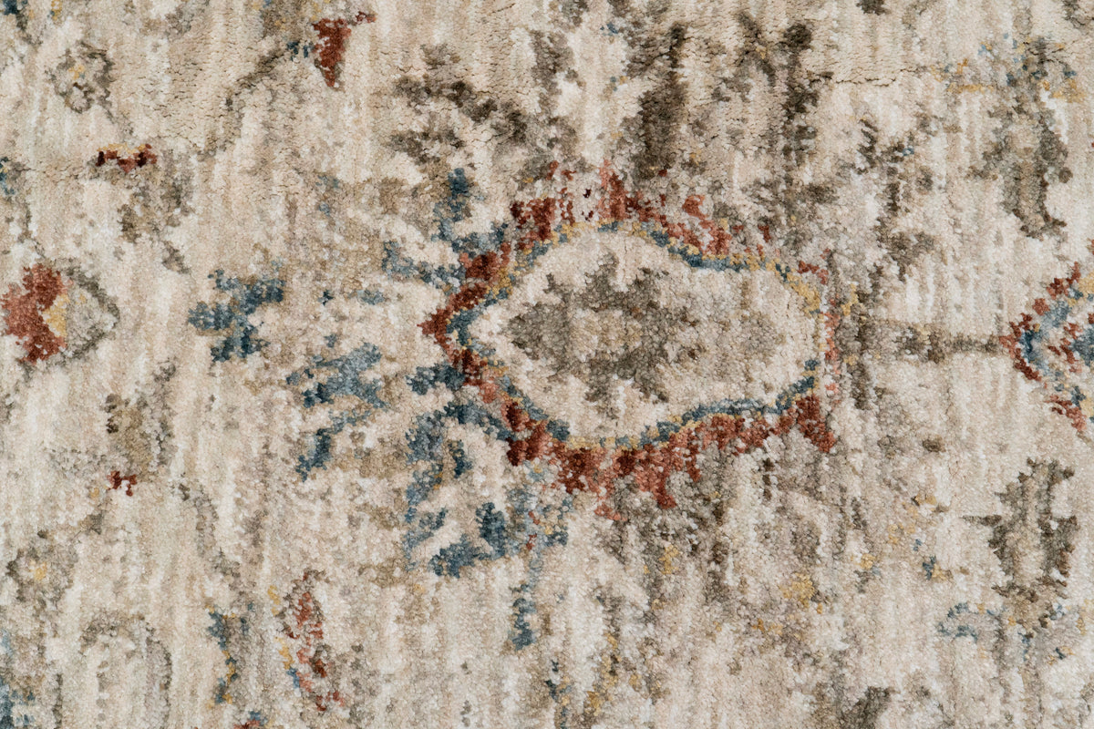 Luminous 17606-185 Cream/Beige/Navy Area Rug