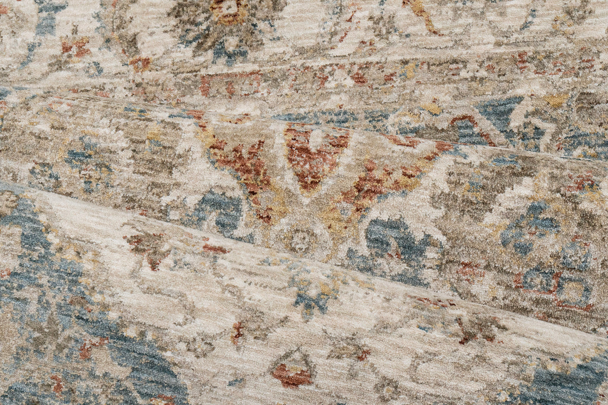 Luminous 17606-185 Cream/Beige/Navy Area Rug