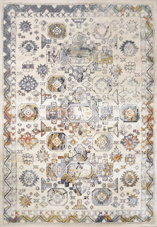 Mabel 4090-199 Ivory/Multi Area Rug