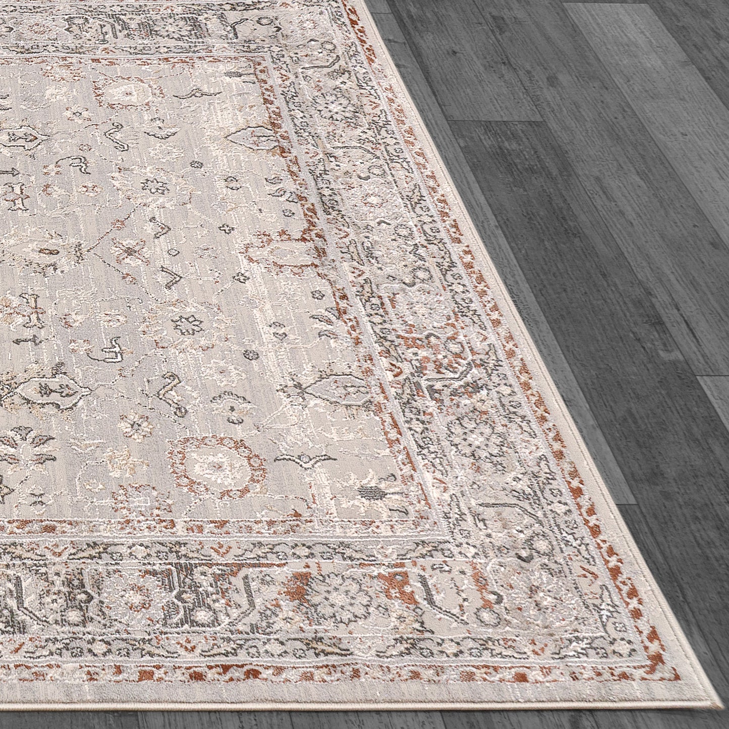 Marina 8050-930 Grey/Rose Area Rug