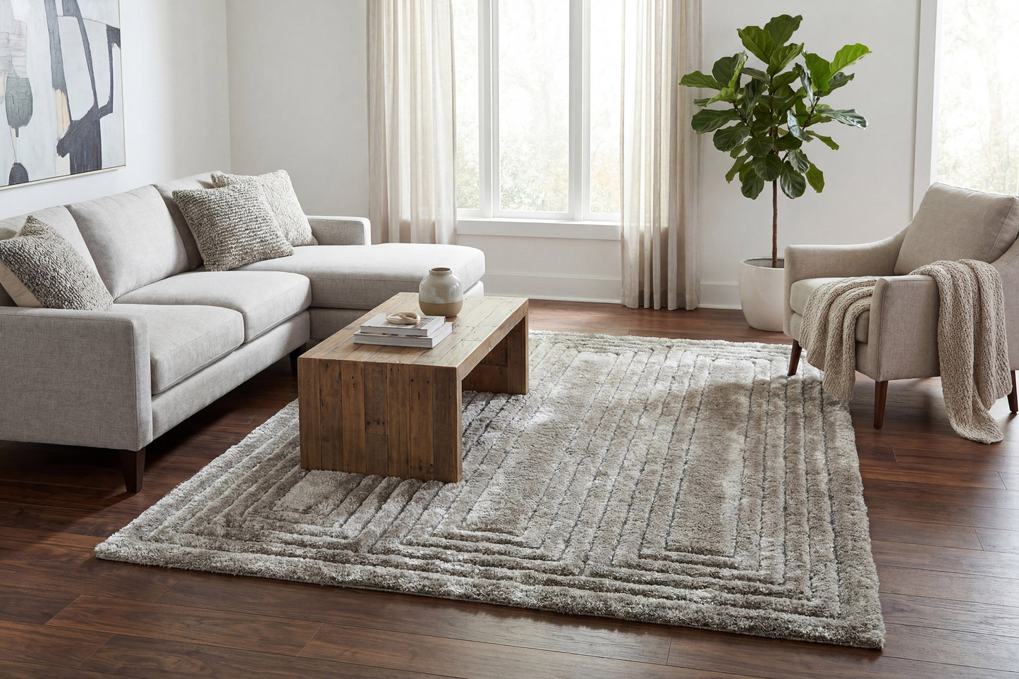 Masai 14056-2181 Beige Area Rug