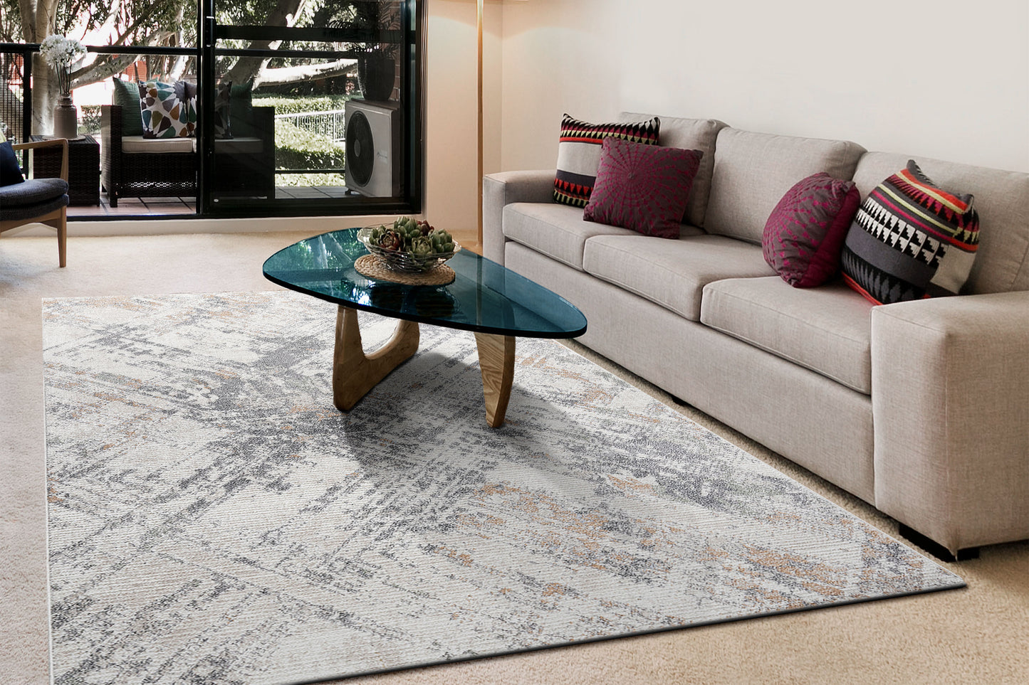 Maximus 15800-890 Beige/Grey Area Rug