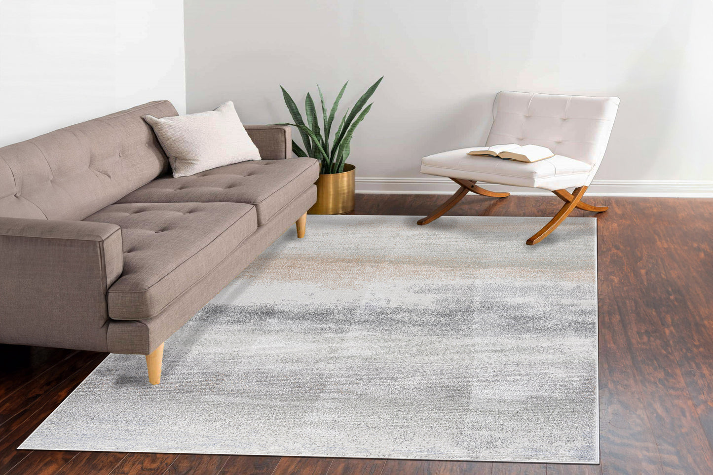 Maximus 15801-189 Ivory/Beige/Grey Area Rug
