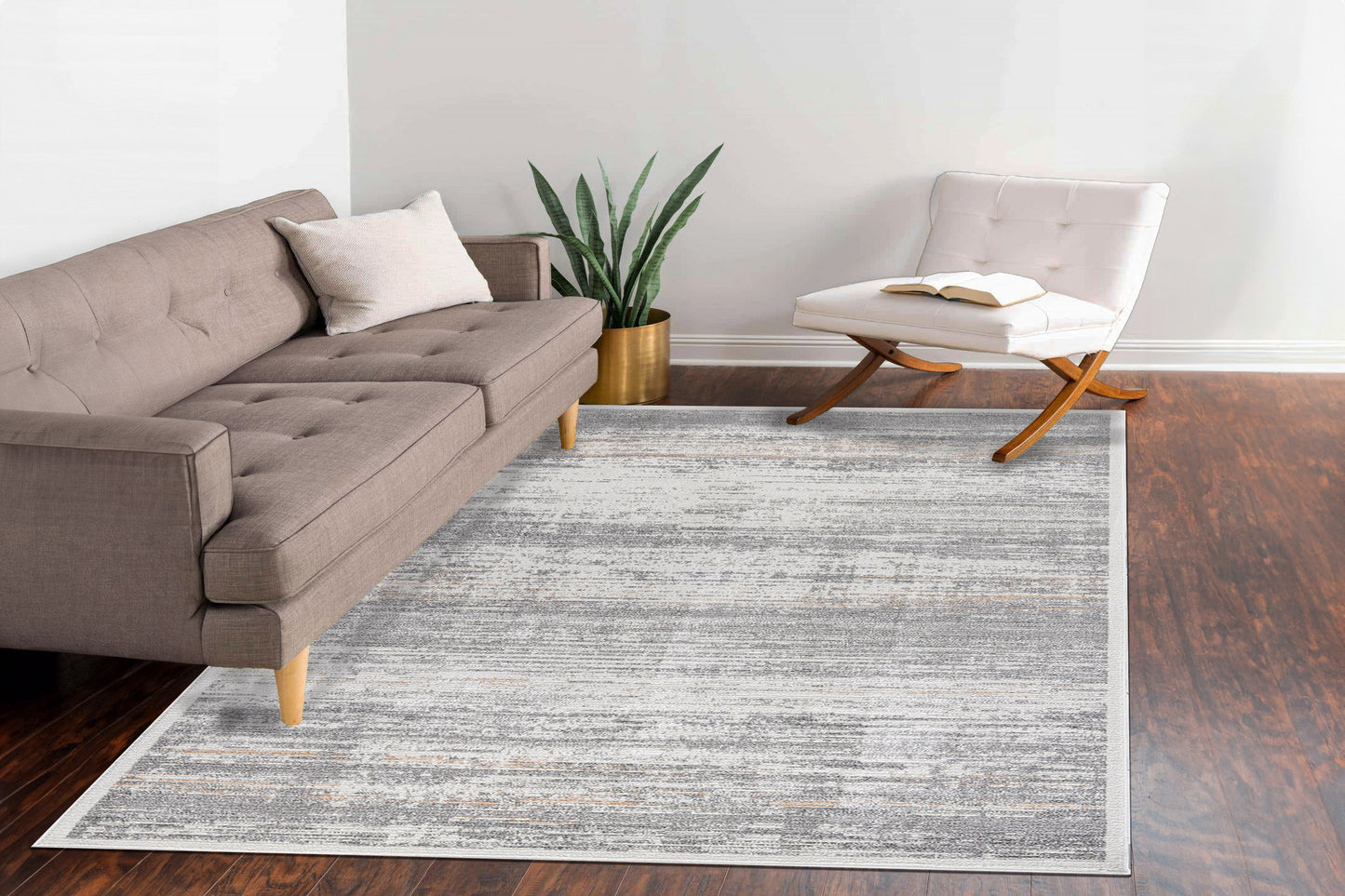 Maximus 15804-918 Grey/Ivory/Beige Area Rug