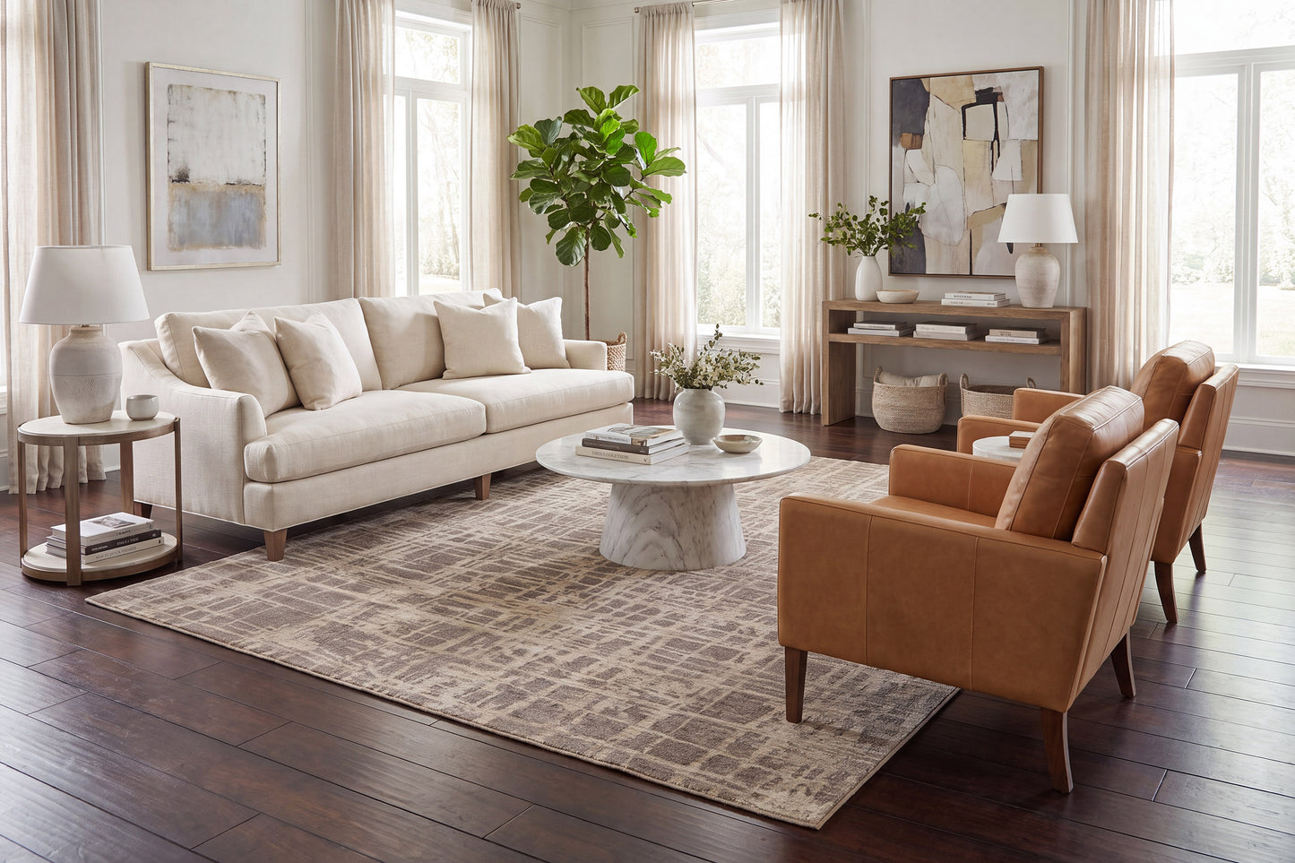 Meadow 17970-910 Grey/Ivory Area Rug