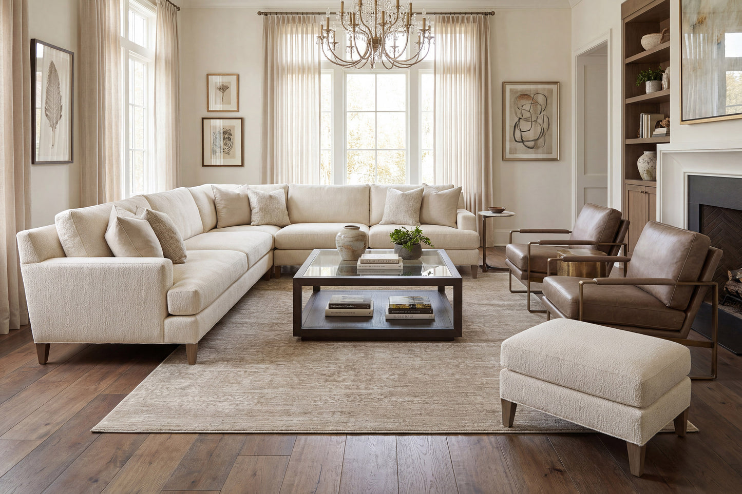 Meadow 17971-800 Beige Area Rug