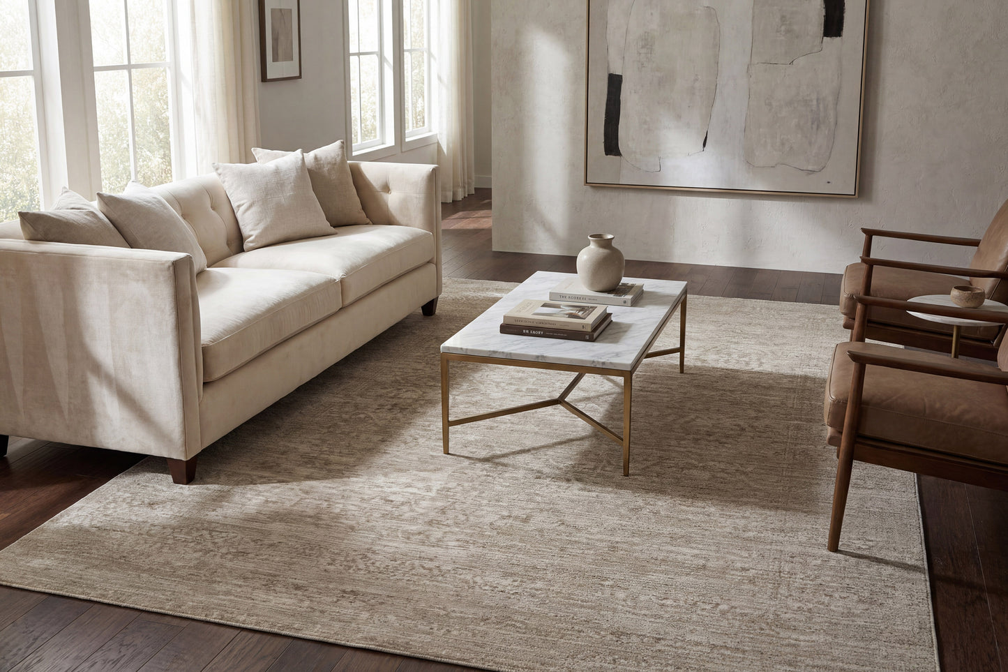 Meadow 17971-800 Beige Area Rug