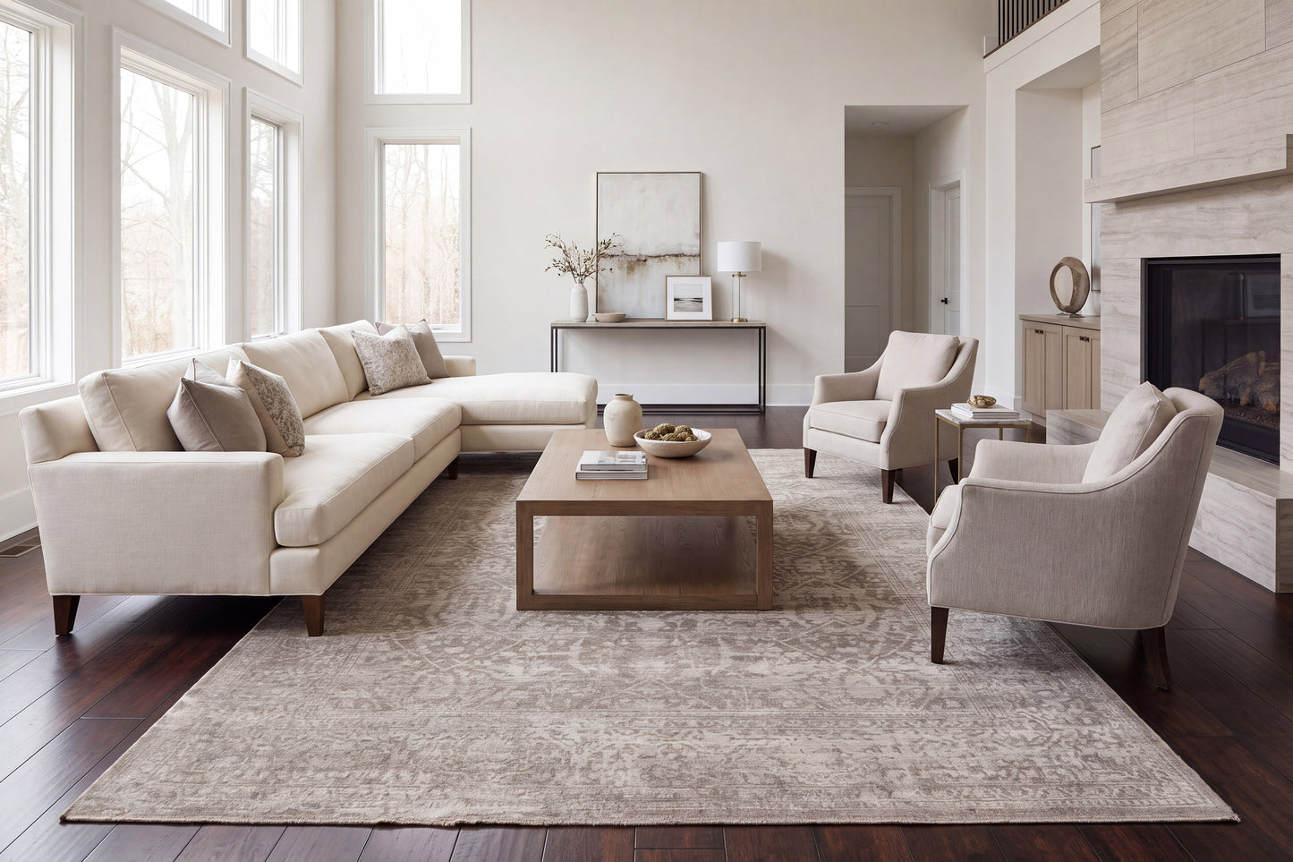 Meadow 17971-900 Grey Area Rug