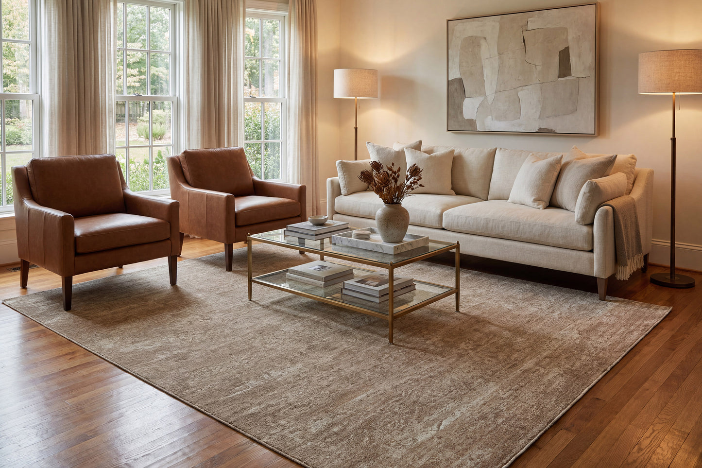Meadow 17972-800 Beige Area Rug