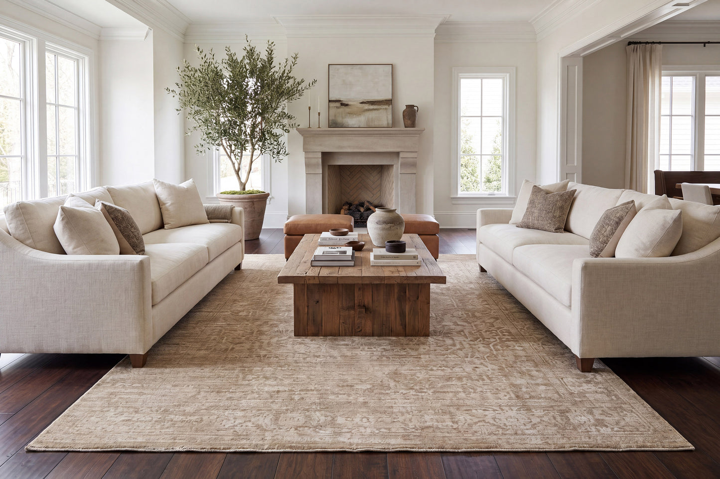 Meadow 17973-780 Gold/Beige Area Rug